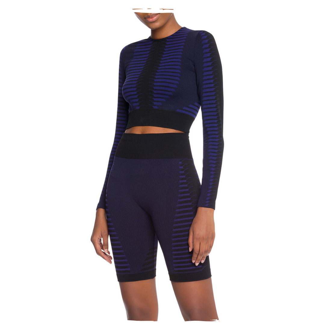 SHAPING SLIT BIKER SHORTS