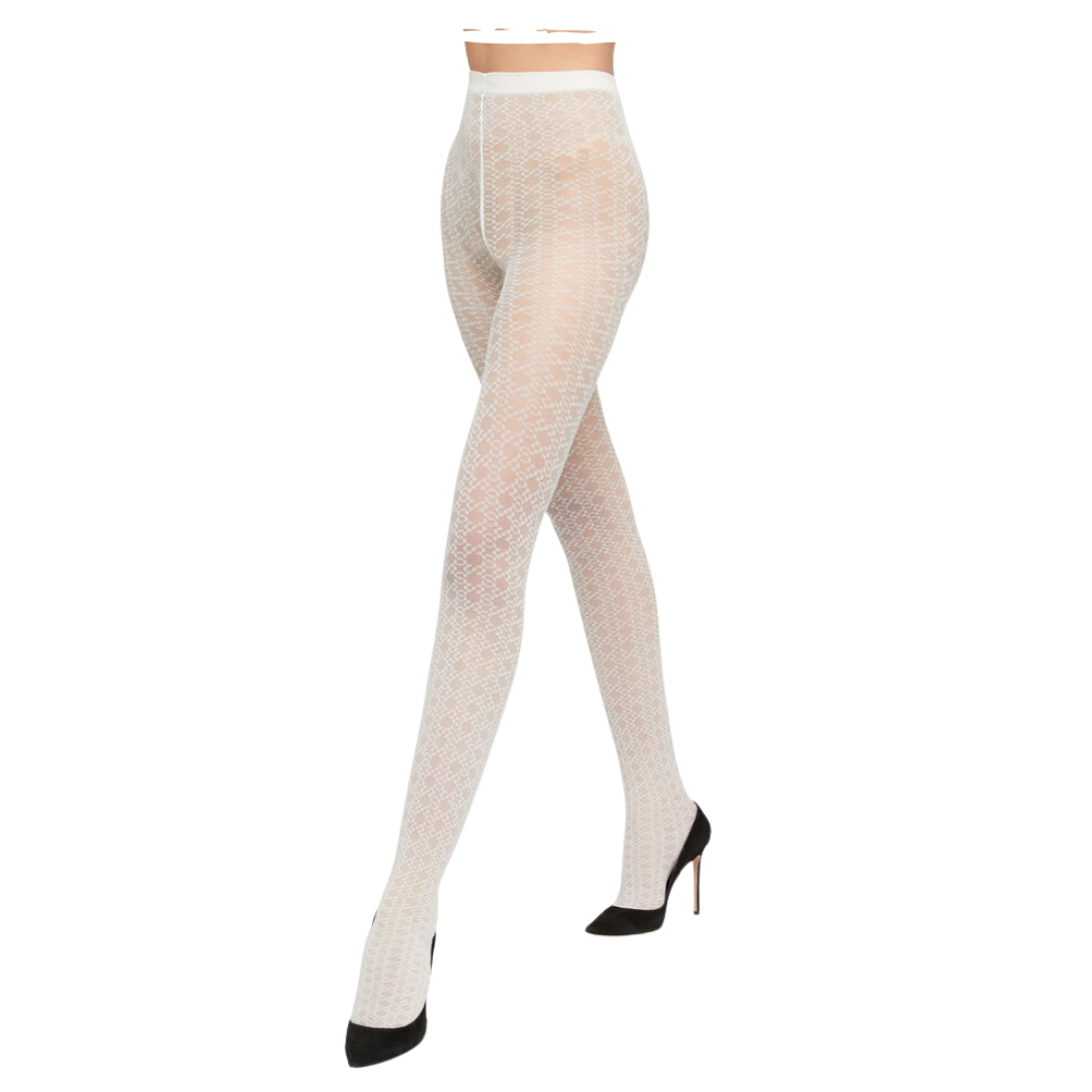 INTRICATE SHEER PATTERN TIGHTS