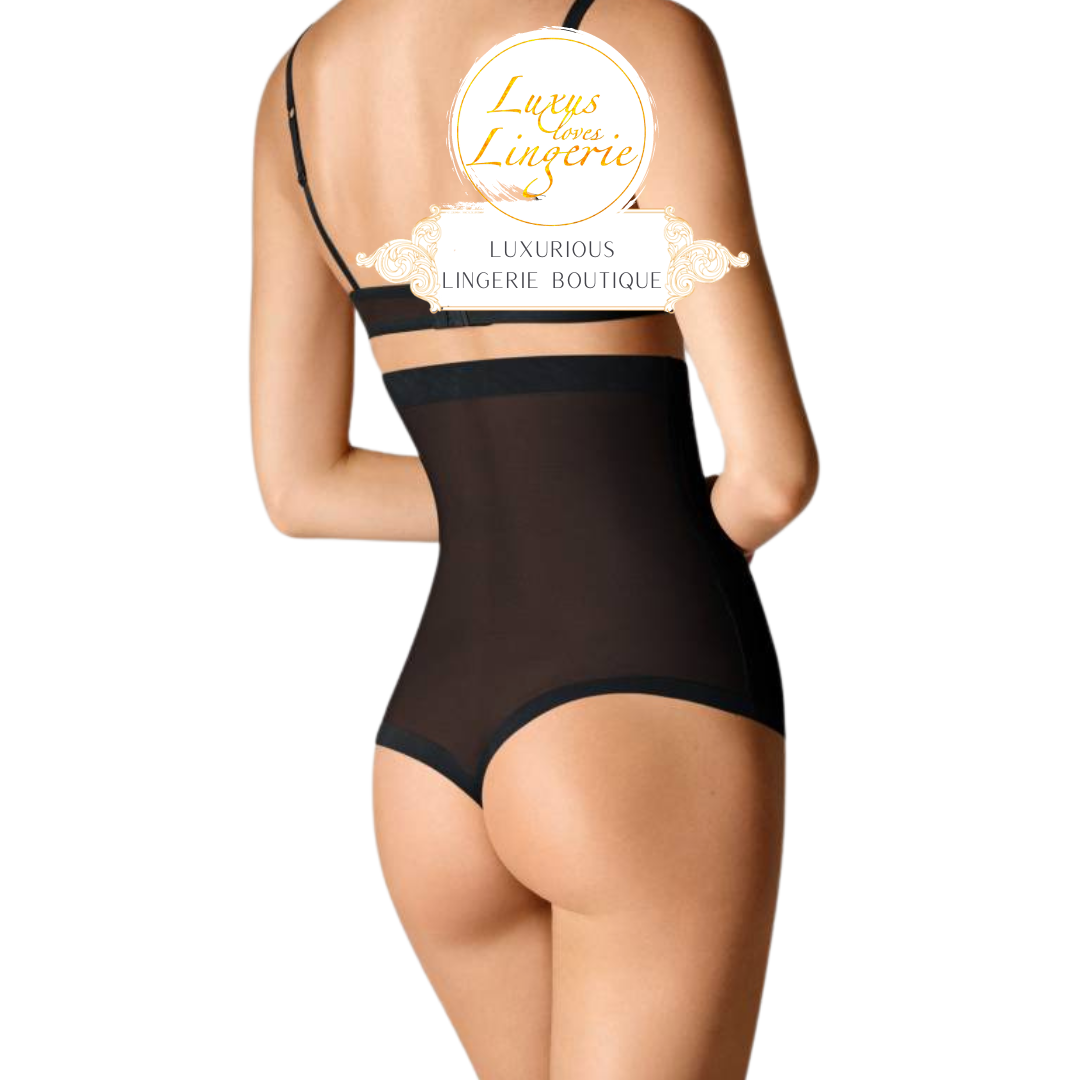 TULLE CONTROL STRING HIGH WAIST