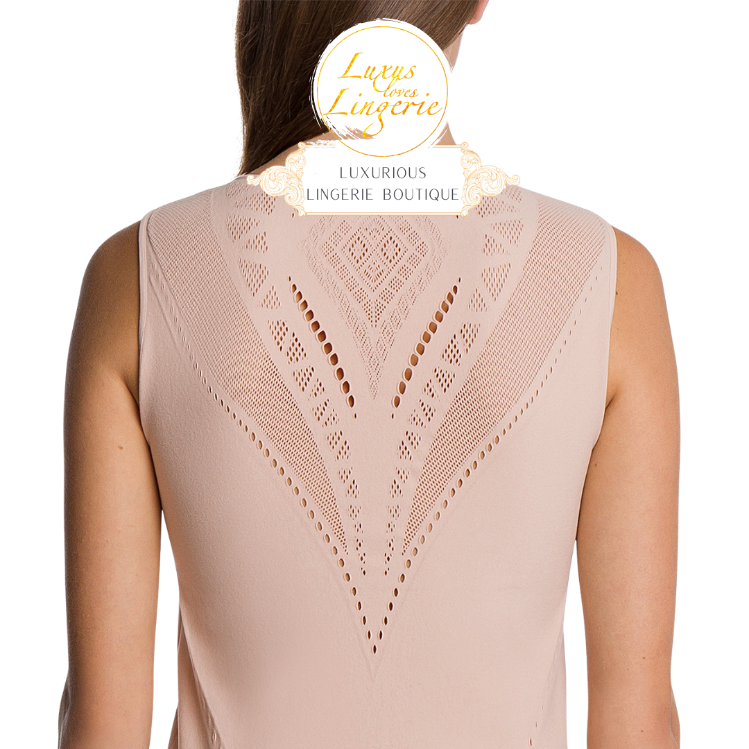 AJOURE NET TOP SLEEVLESS white 52929 1300