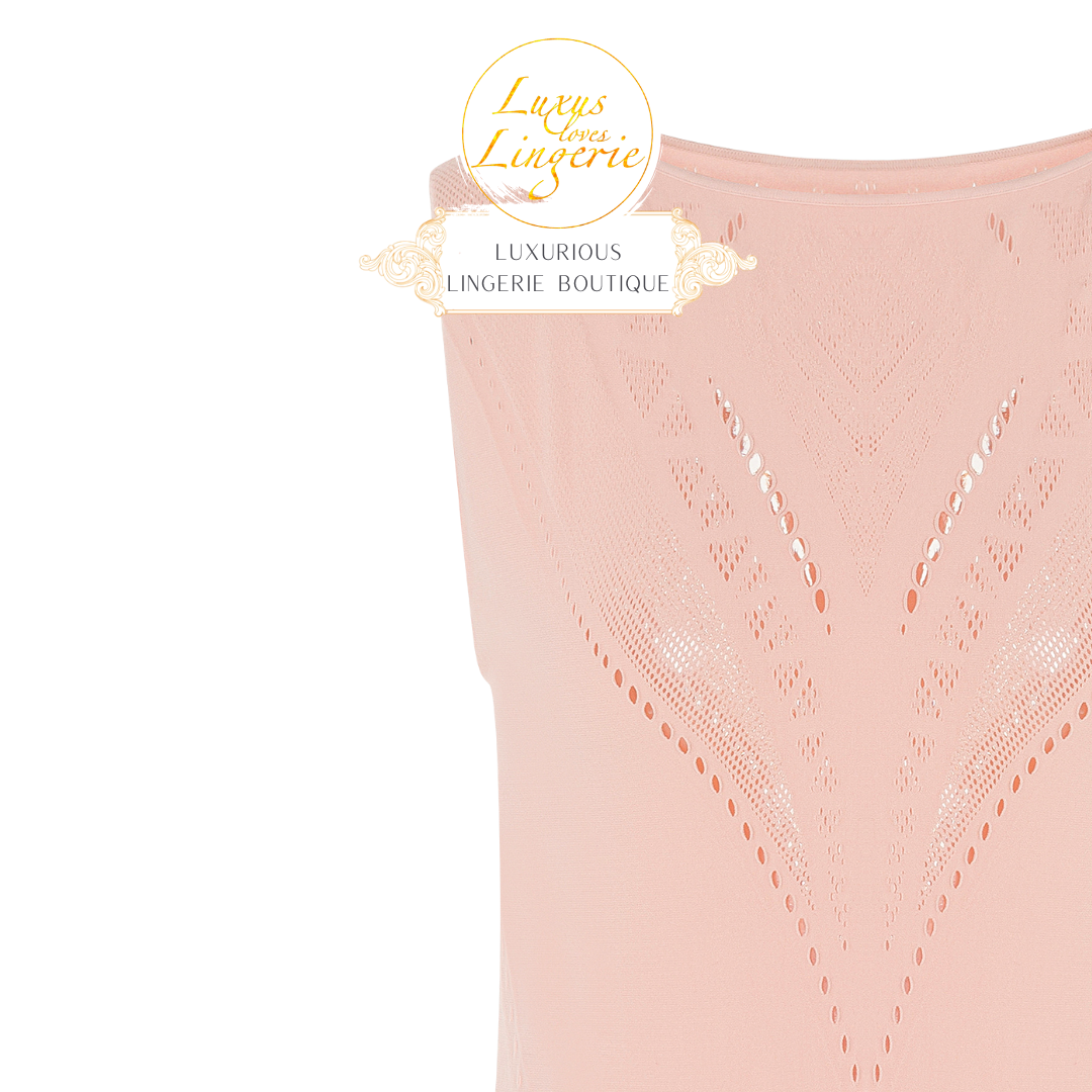 AJOURE NET TOP SLEEVLESS white 52929 1300