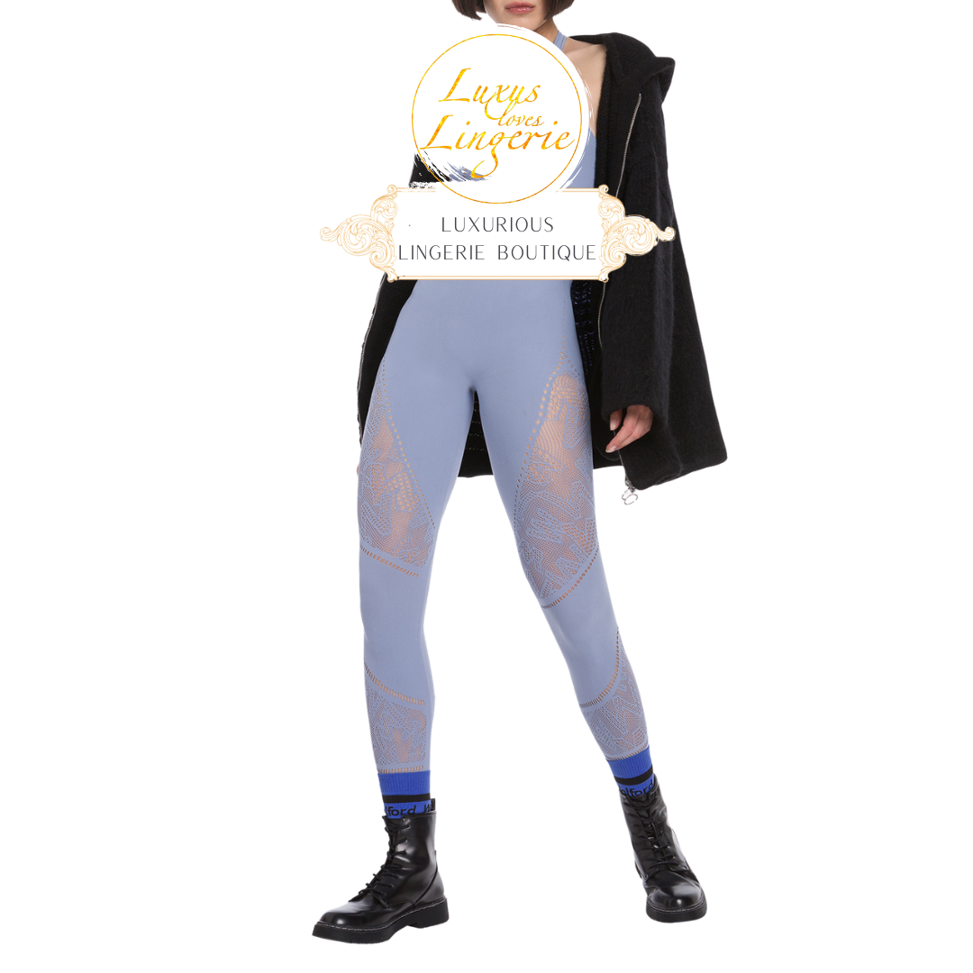 SPORTY LOGO NET JUMPSUIT