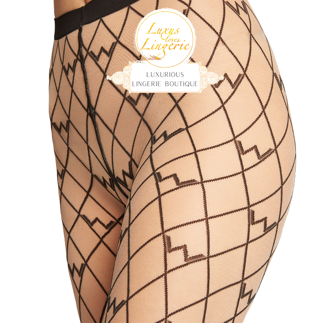 W-PATTERN TIGHTS