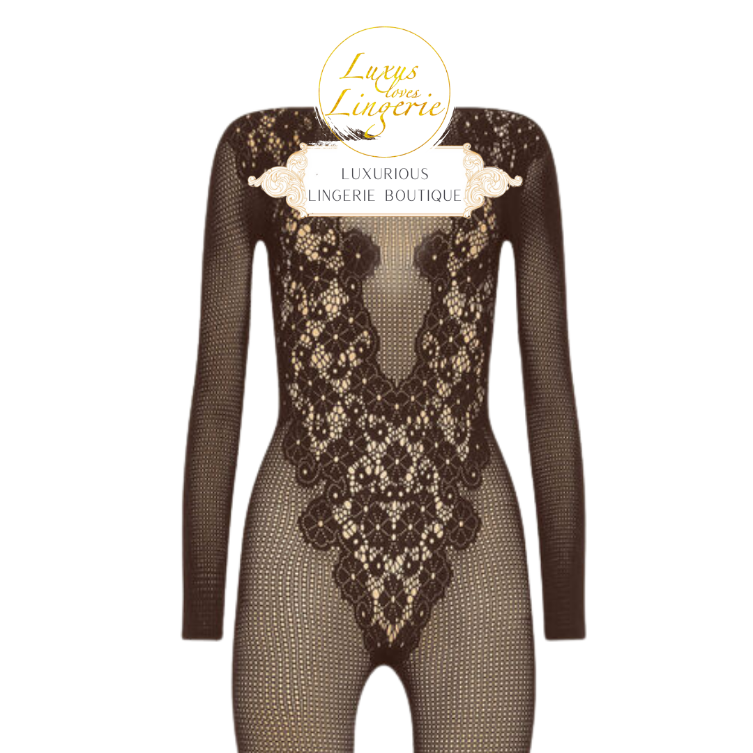 FLOWER LACE JUMPSUIT