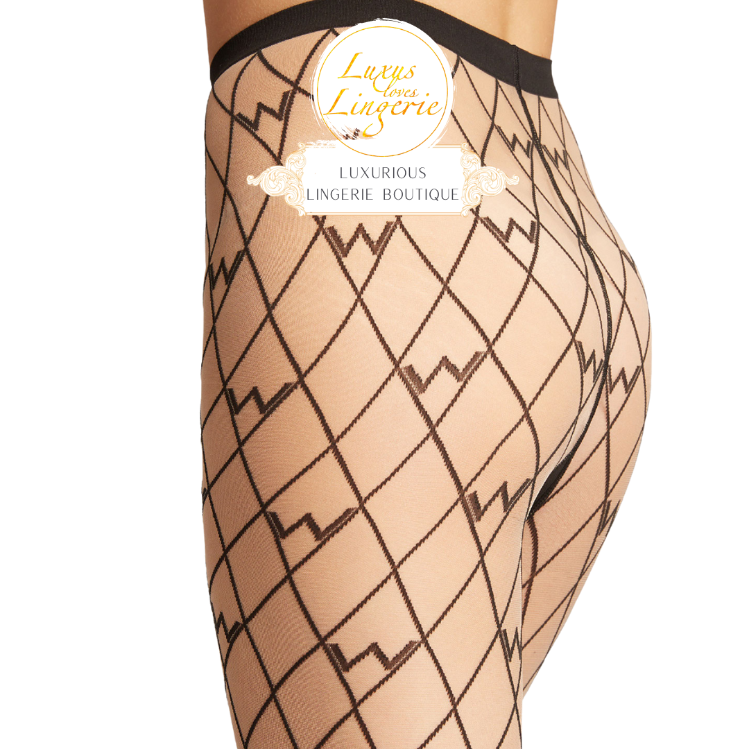 W-PATTERN TIGHTS