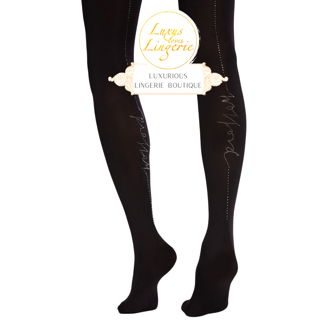 LOGO SCRIPT CRYSTAL TIGHTS