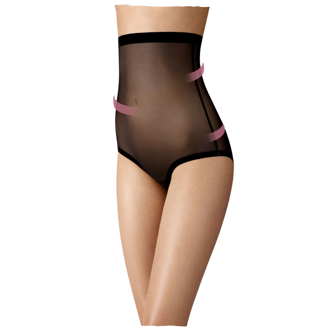 TULLE CONTROL PANTY HIGH WAIST