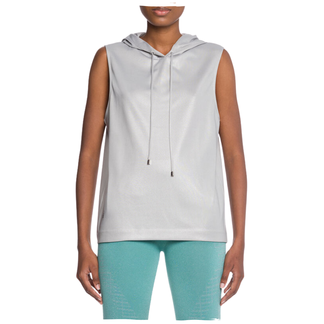 WET LOOK TOP SLEEVELESS