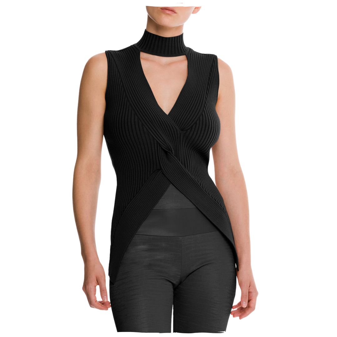 BRAID KNIT TOP SLEEVELESS