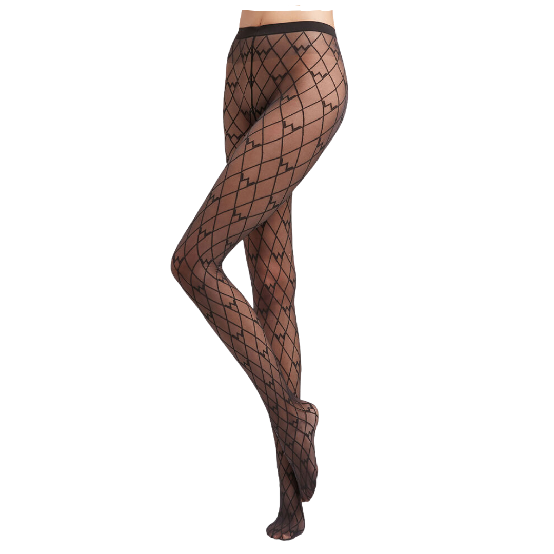 W-PATTERN TIGHTS