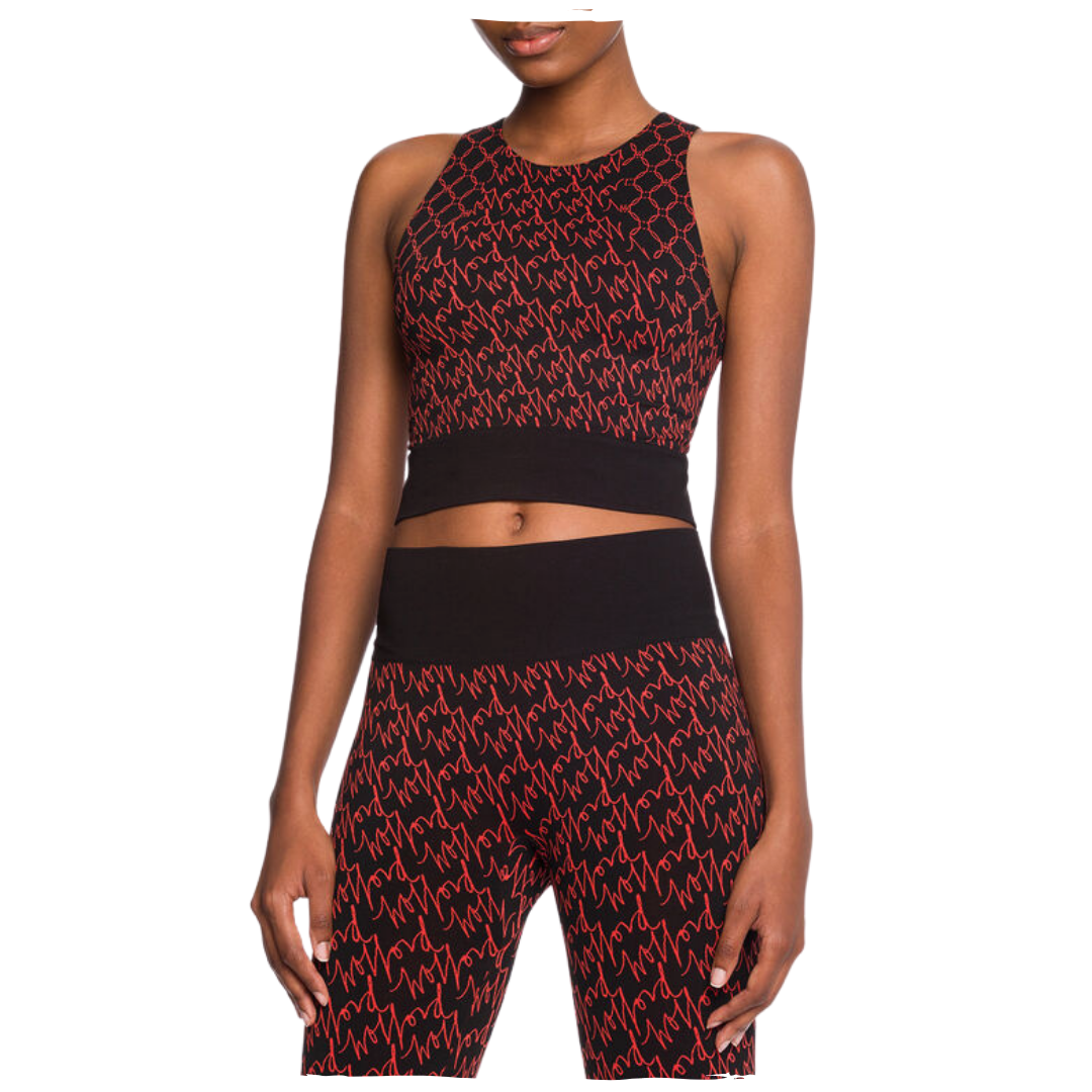 AURORA MONOGRAM CROP TOP