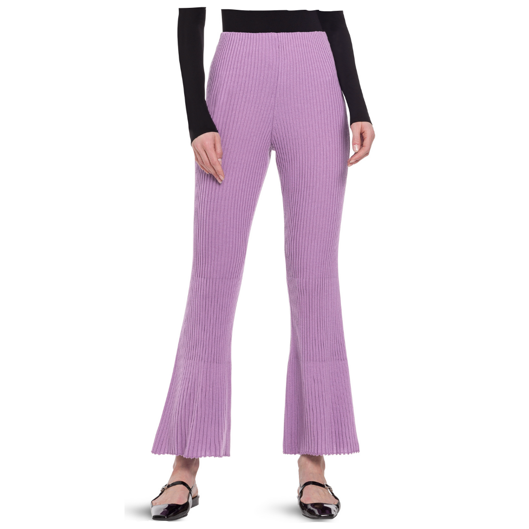 MERINO RIB TROUSERS