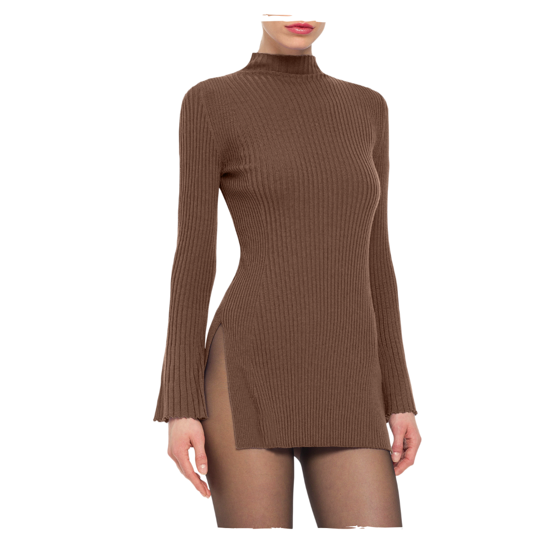 MERINO RIB TOP LONG SLEEVES