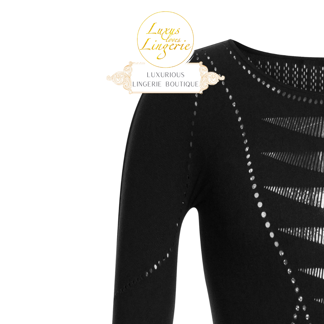 SPORTY LACING NET BODY