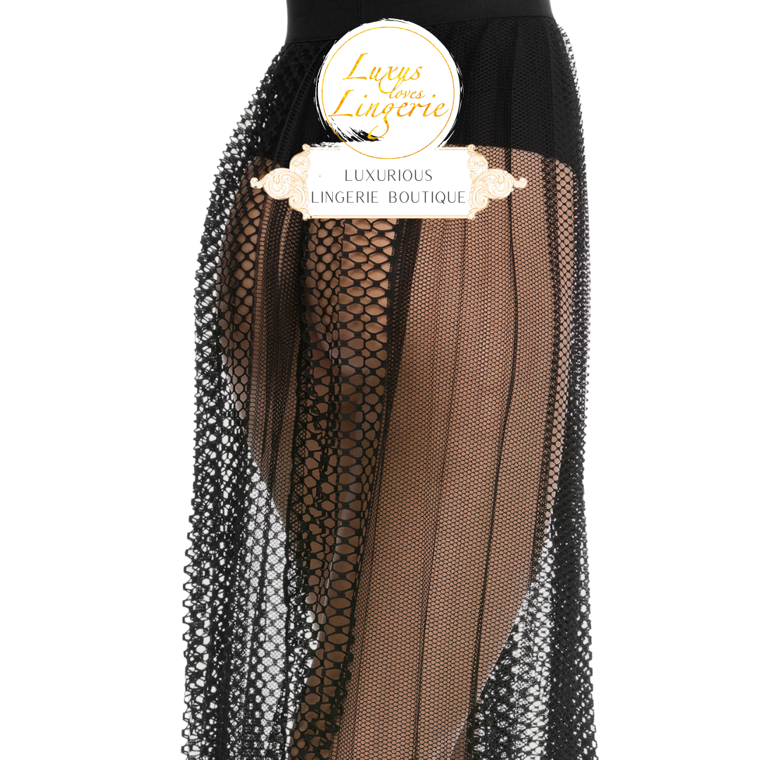 FADING NET SKIRT