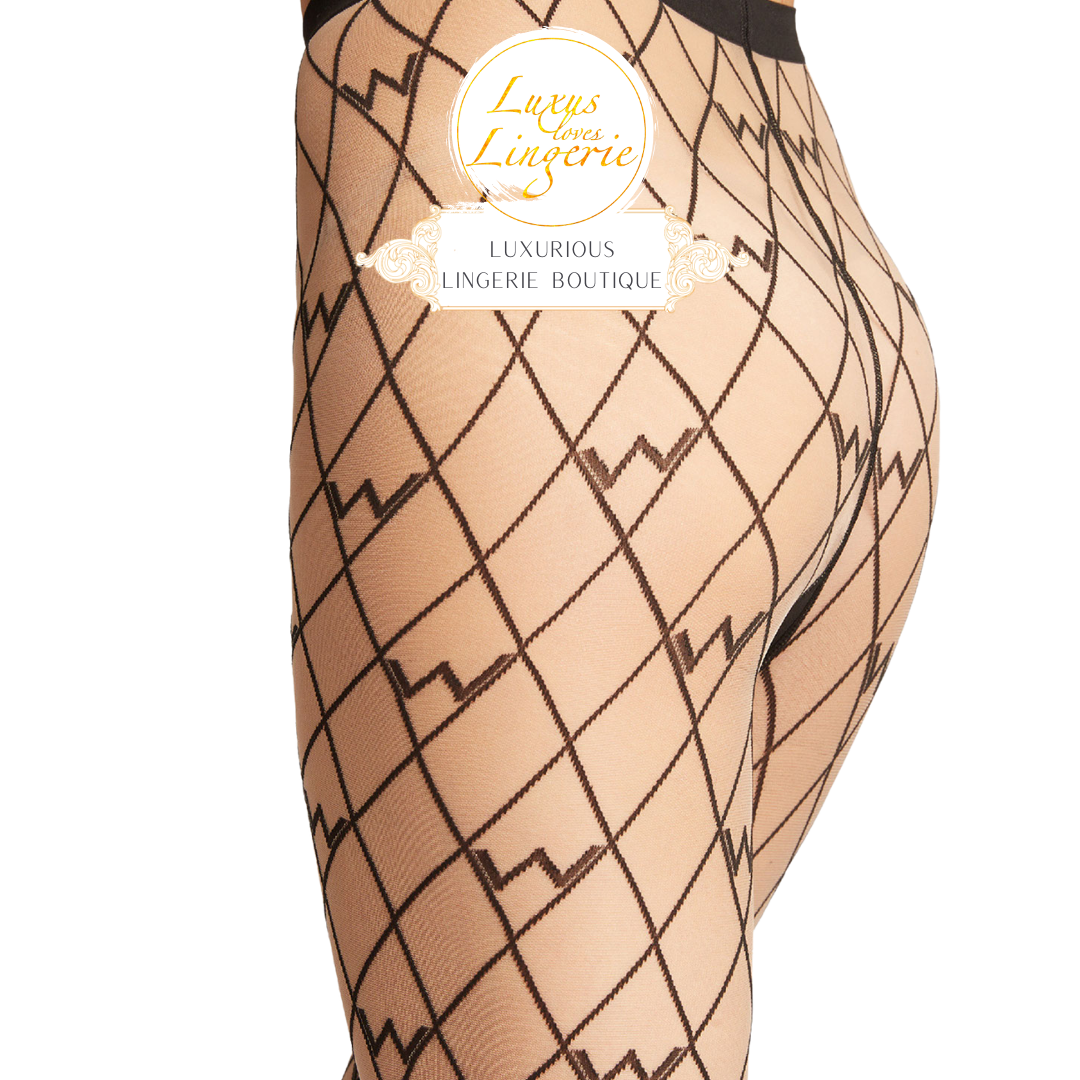W-PATTERN TIGHTS