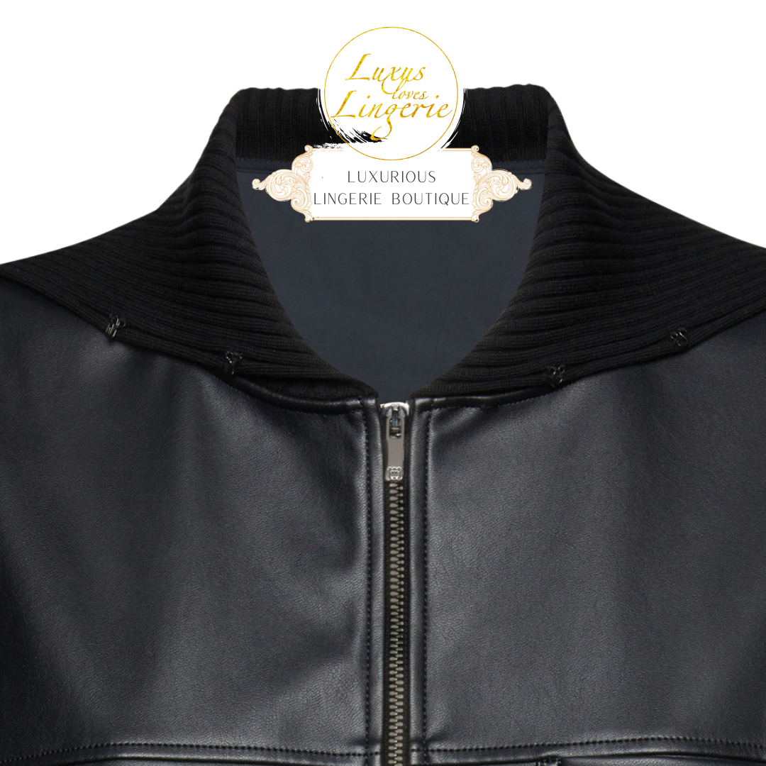 STREETSTYLE VEGAN LEATHER JACKET