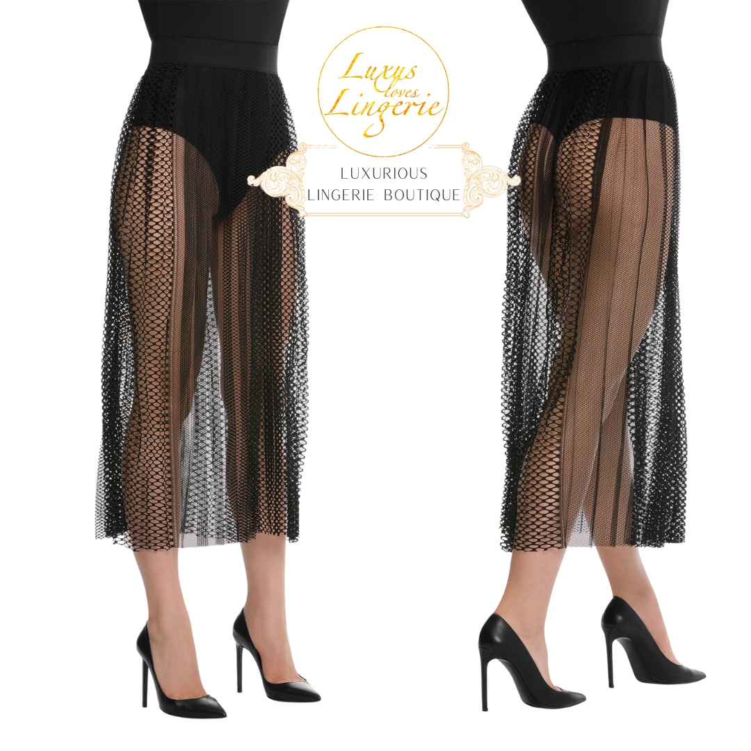 FADING NET SKIRT