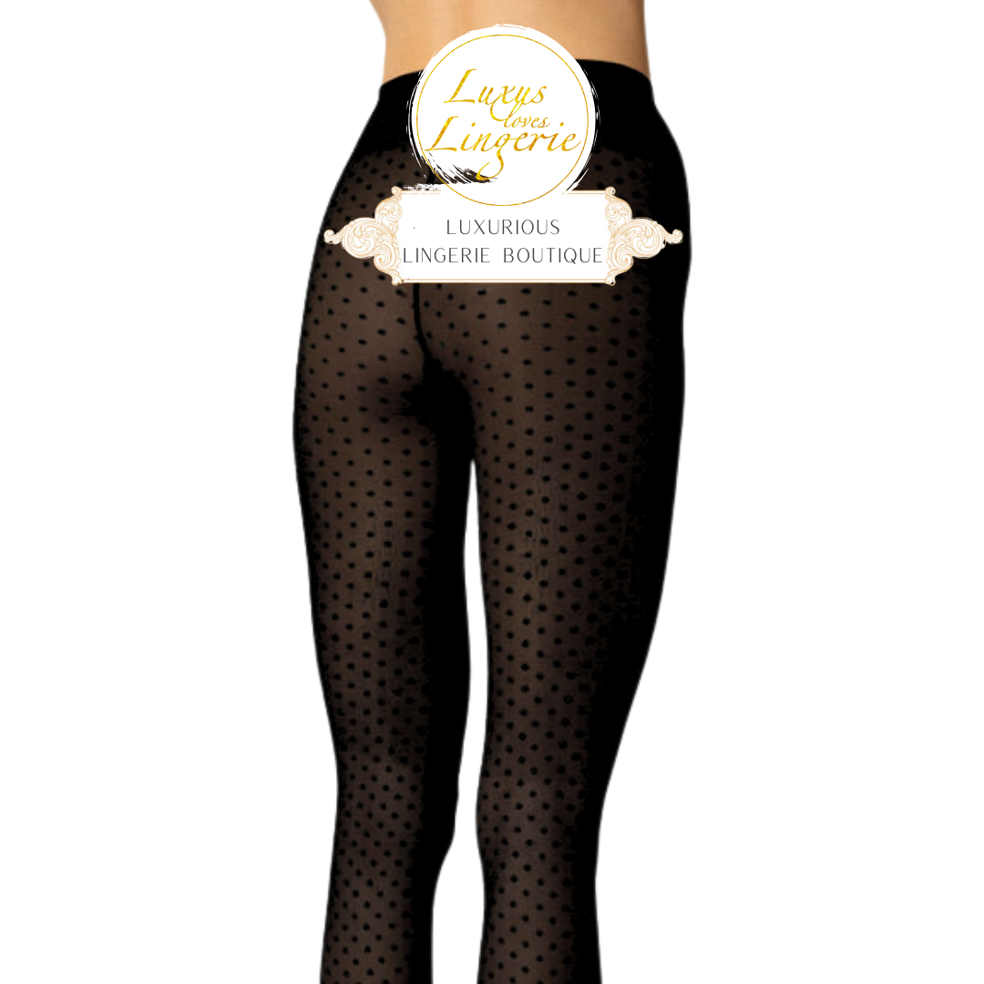 SATIN TOUCH DOTS TIGHTS