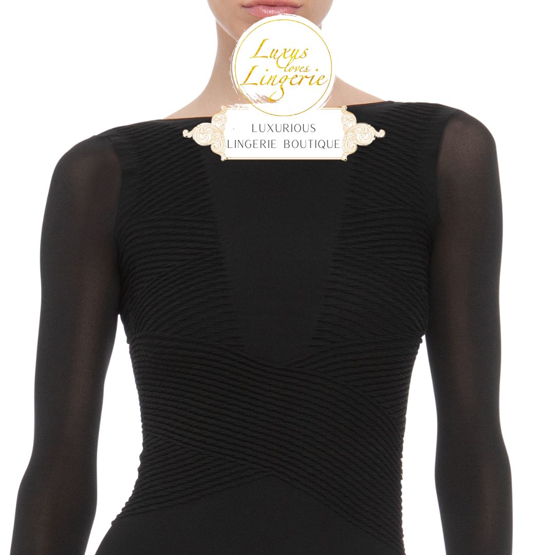 SHAPING PLISSEE STRING BODY