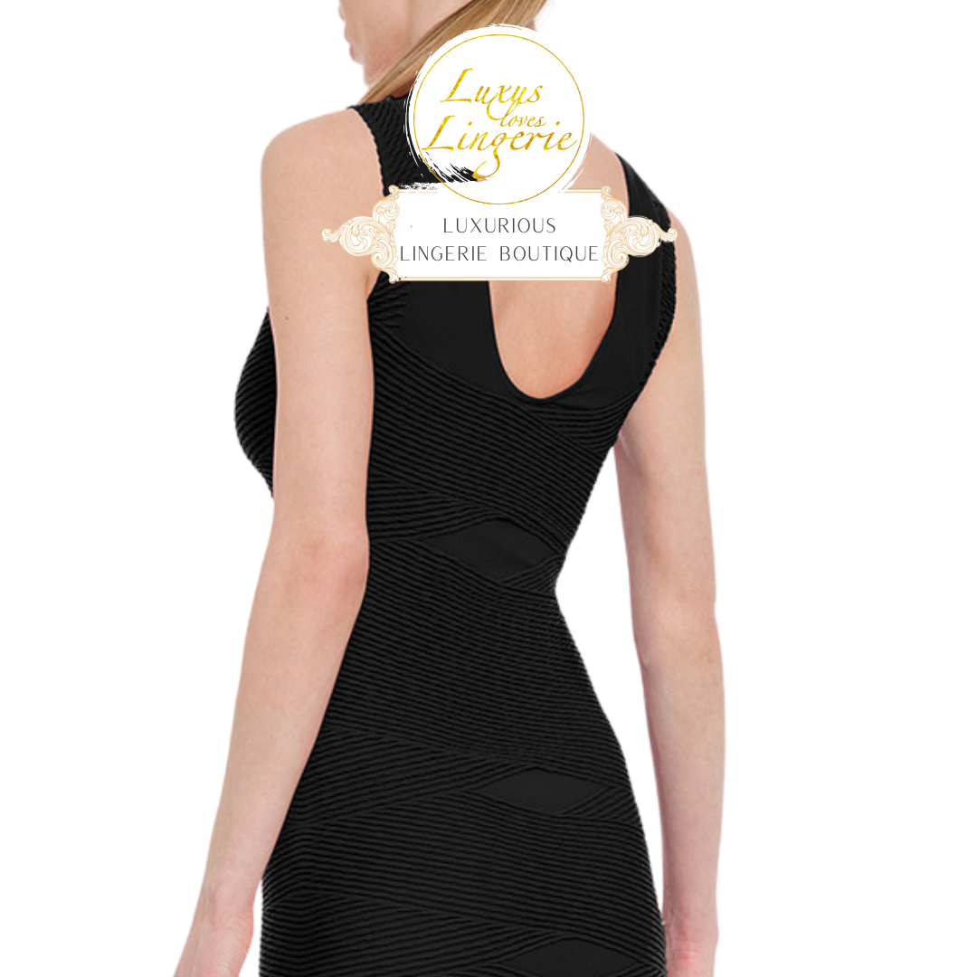 SHAPING PLISSEE DRESS