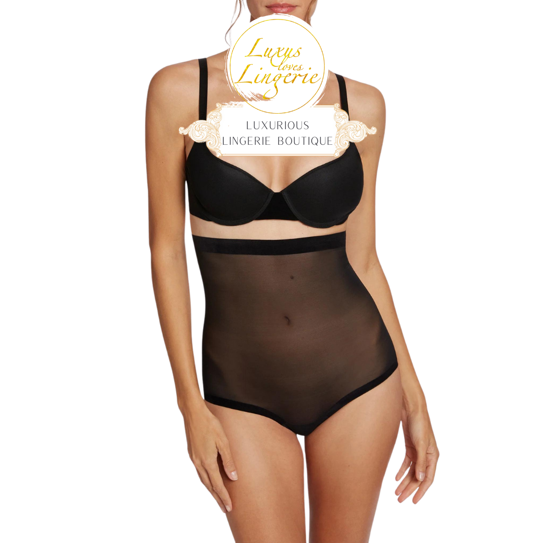 TULLE CONTROL PANTY HIGH WAIST