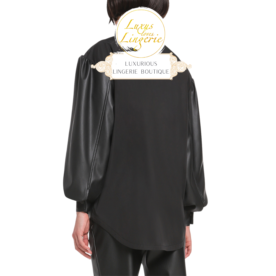 STREETSTYLE VEGAN LEATHER JACKET