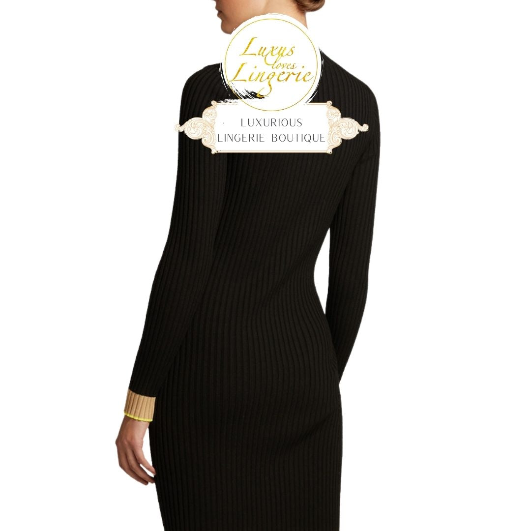THELMA STRIP CARDIGAN DRESS