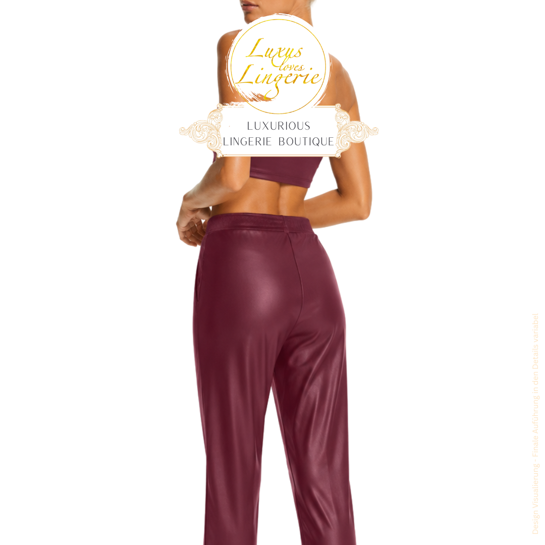 VEGAN LEATHER TROUSERS