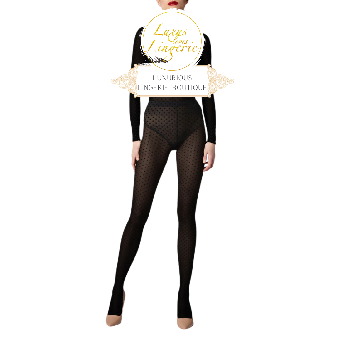 SATIN TOUCH DOTS TIGHTS