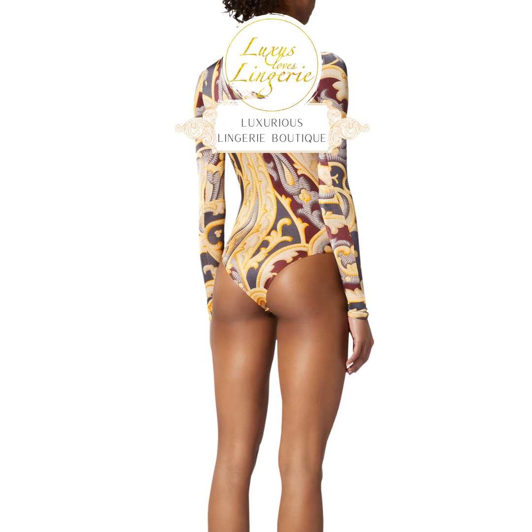 PAISLEY BAROQUE BODY bordeaux 79312 7547