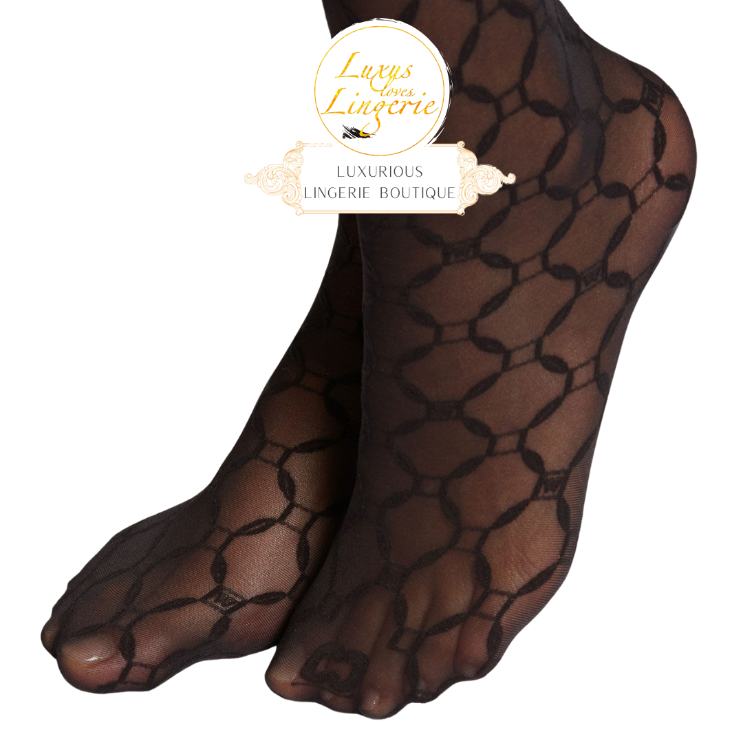 AURORA MONOGRAM KNEE HIGHS