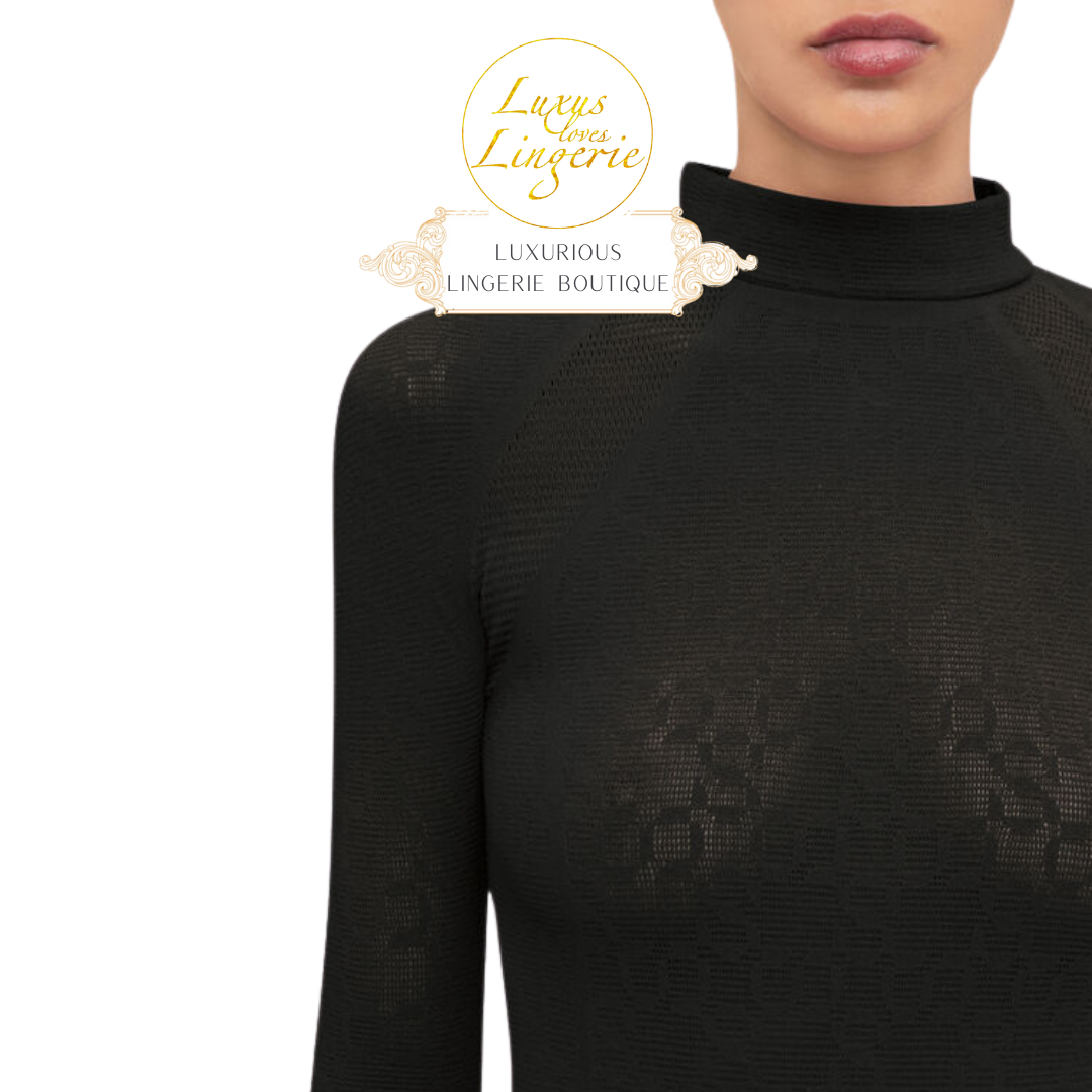 INTRICATE SHEER PATTERN DRESS