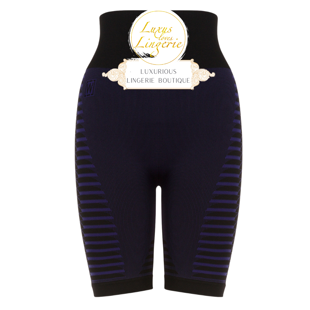 SHAPING SLIT BIKER SHORTS