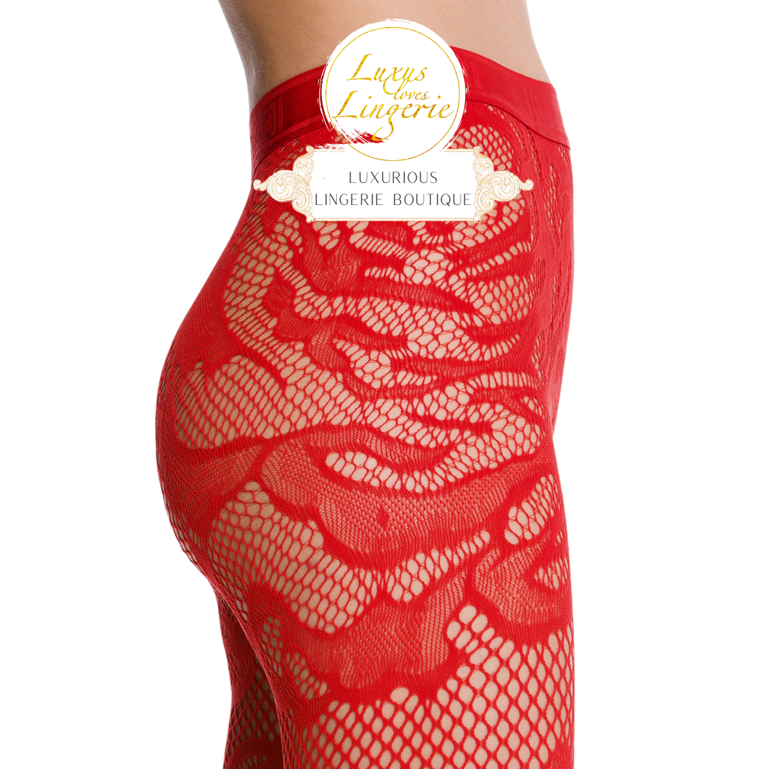 NET ROSES TIGHTS