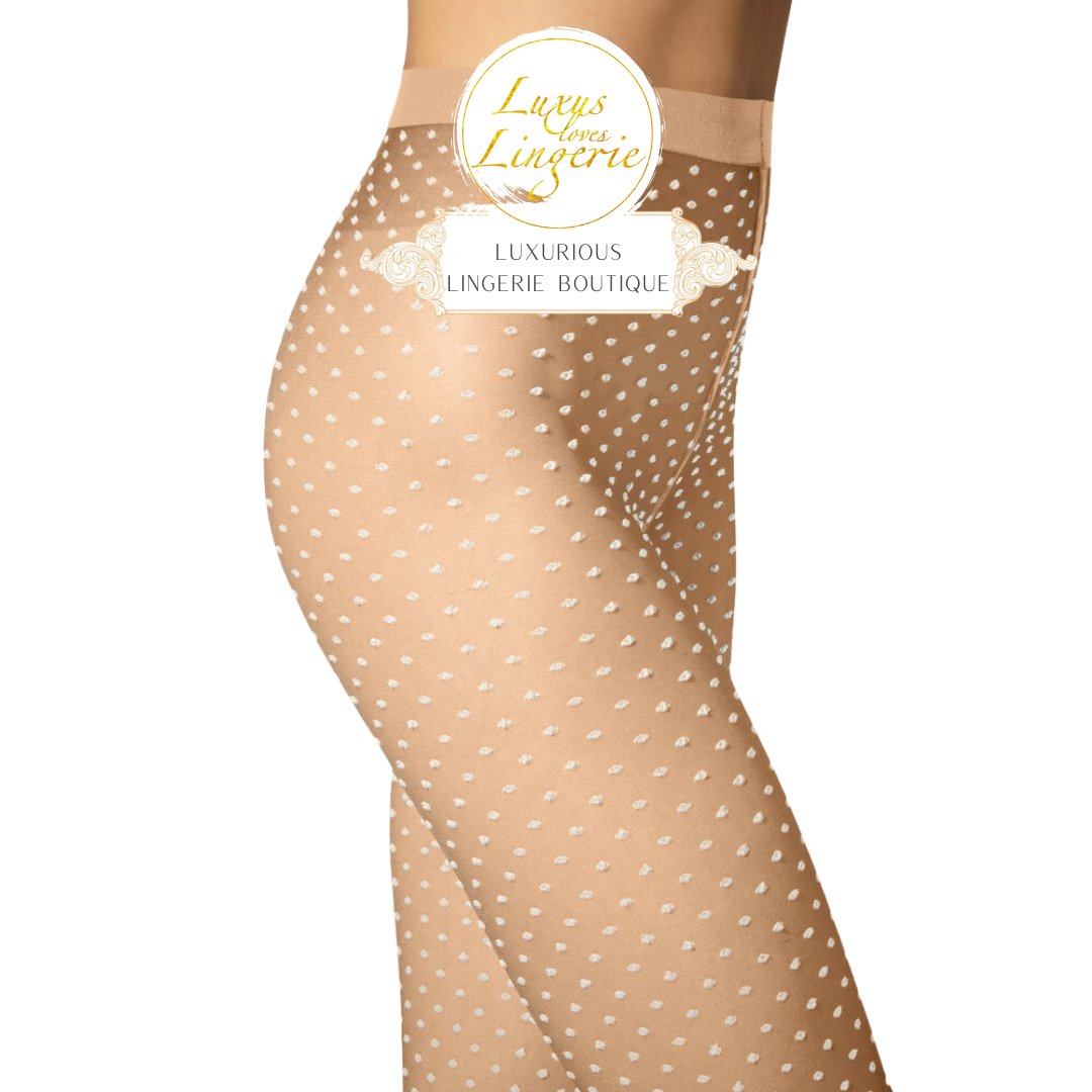 SATIN TOUCH DOTS TIGHTS