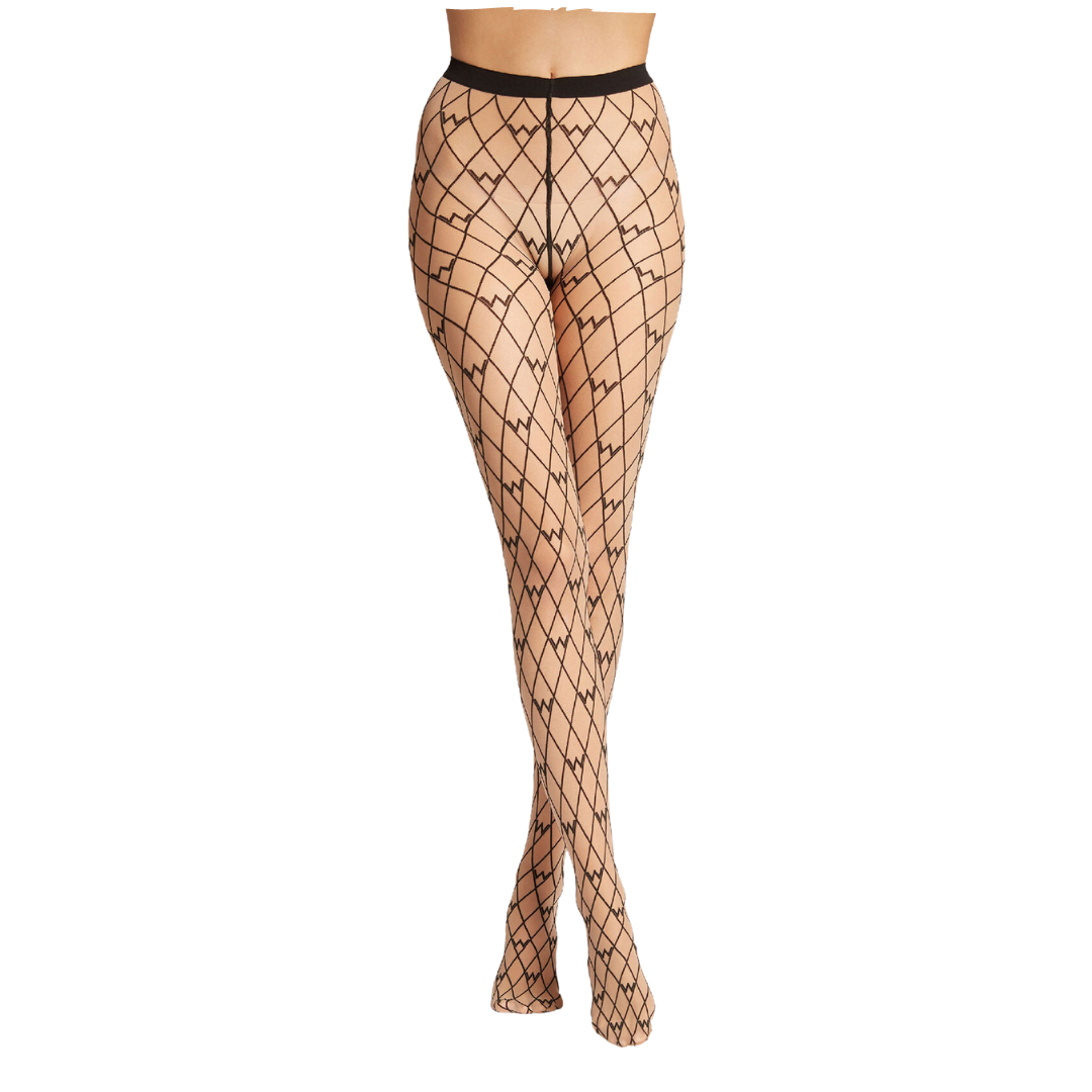 W-PATTERN TIGHTS