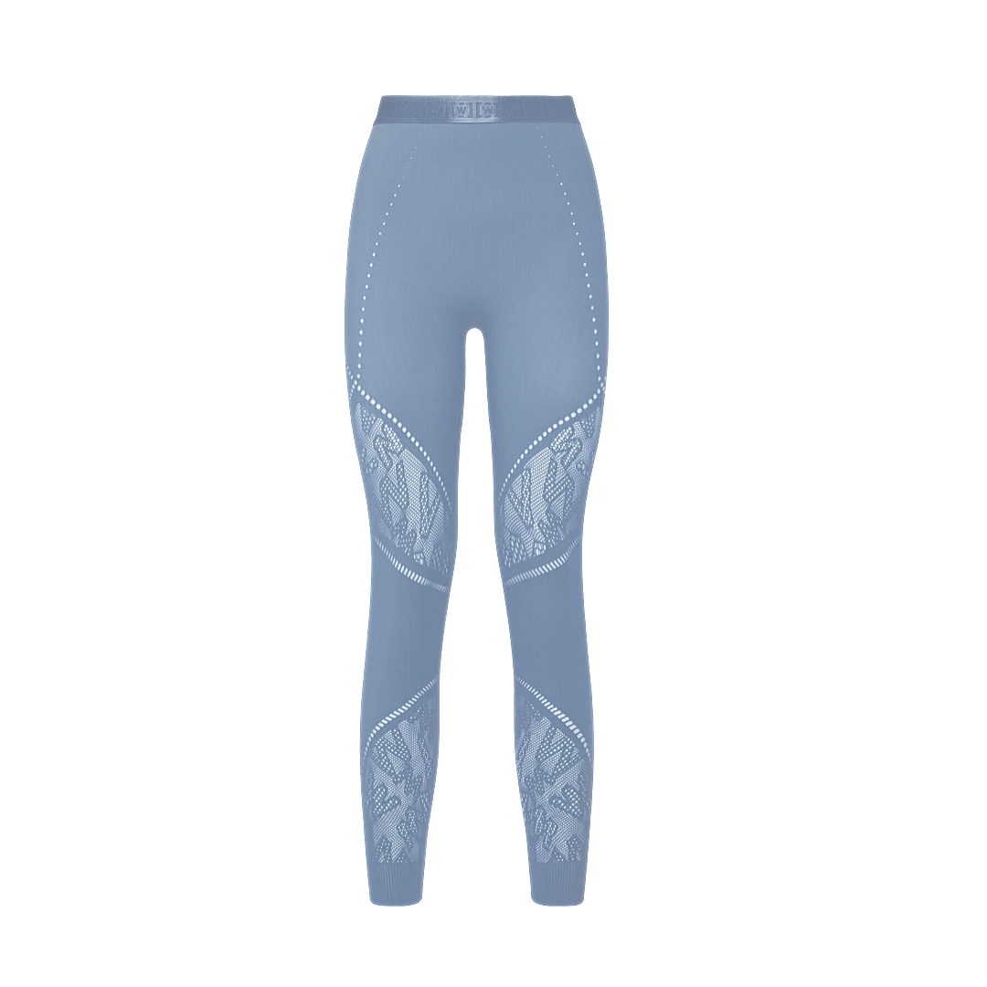 SPORTY LOGO NET LEGGINGS