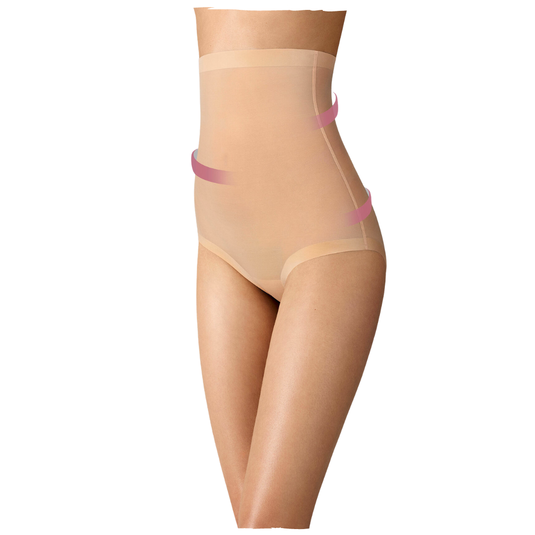 TULLE CONTROL PANTY HIGH WAIST