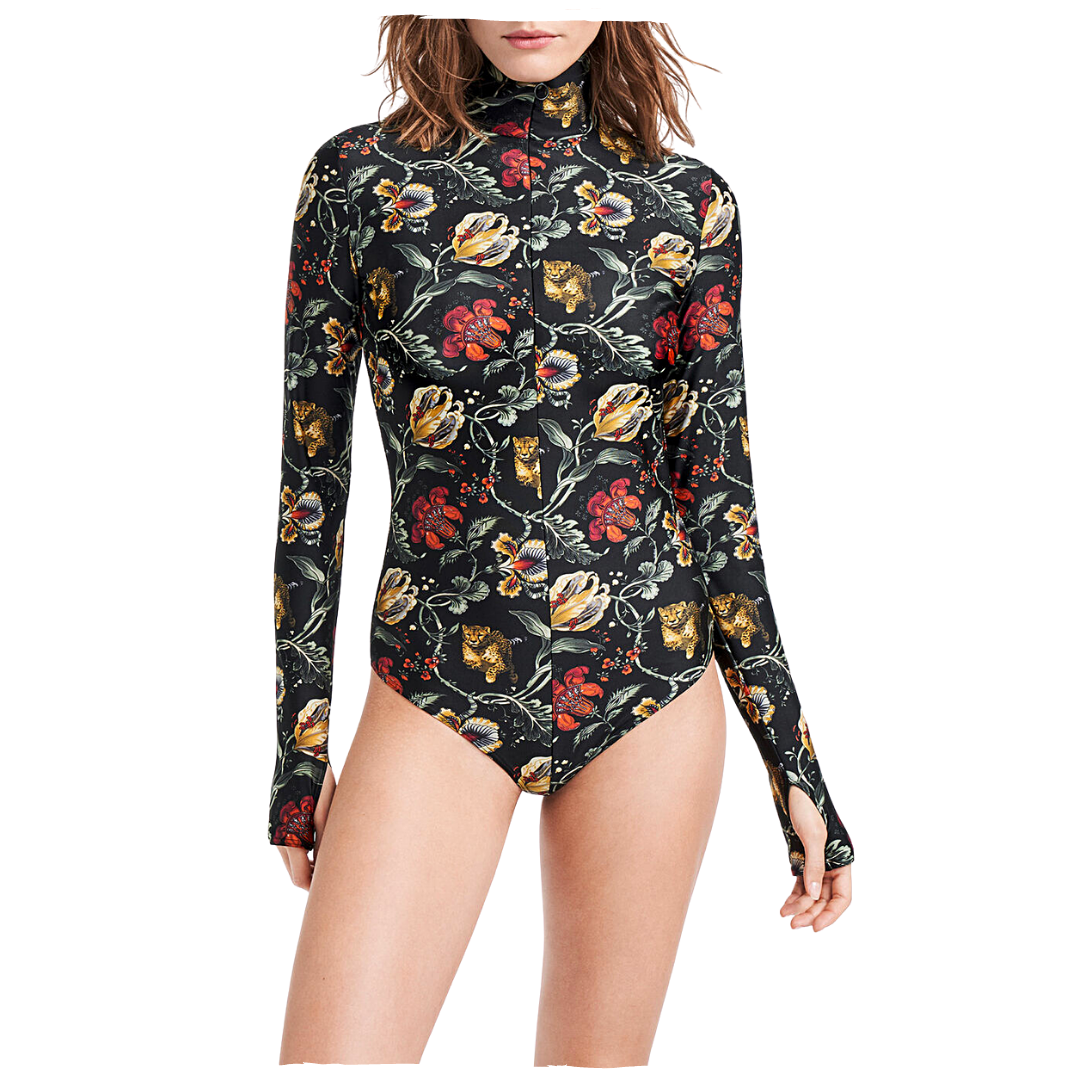 JUNGLE PRINT STRING BODY