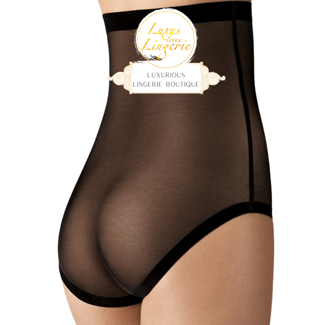 TULLE CONTROL PANTY HIGH WAIST
