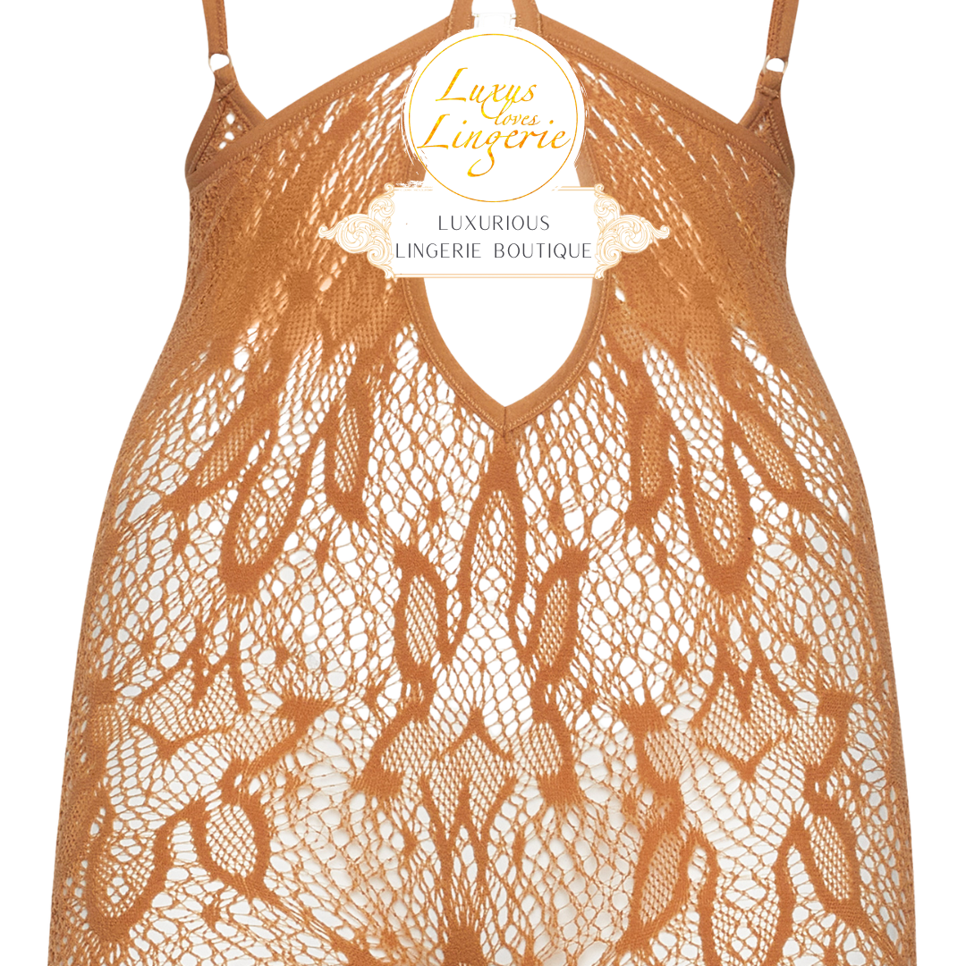 MONOGRAM FLOWER NET TIGHTS LEGGINGS