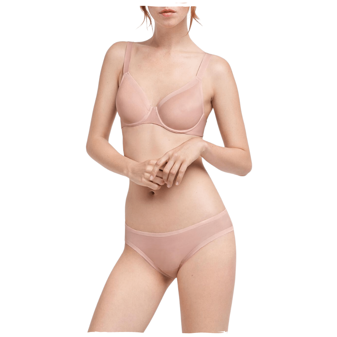 SHEER TOUCH FLOCK TANGA PANTY