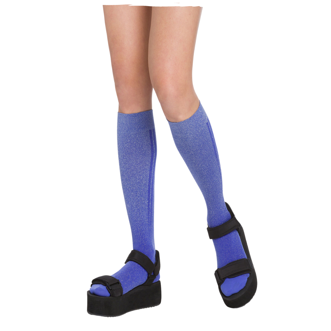 SHINY SUPPORT KNEE-HIGH