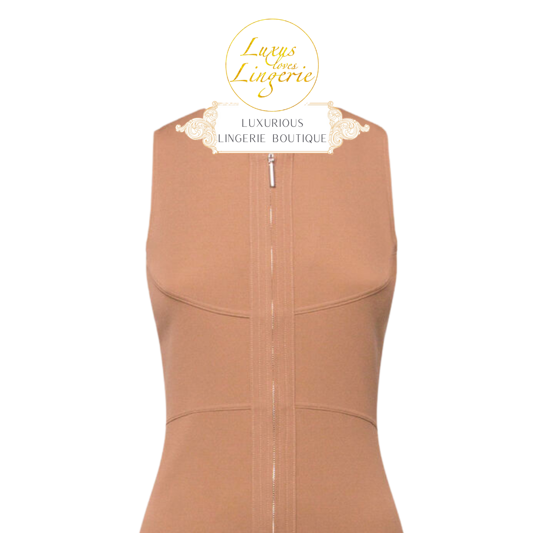 THE 3D-CUT BODY HUGGING DRESS cafe au lait 52933 4816