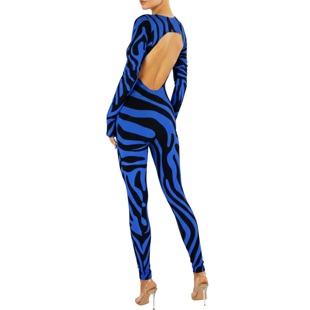 OPEN BACK KNIT JUMPSUIT