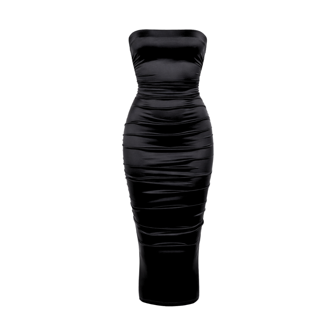 SATIN DE LUXE DRESS