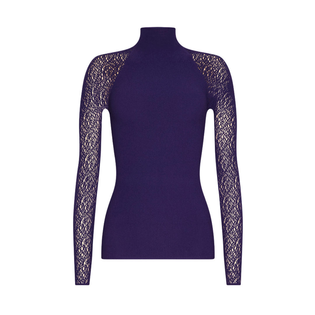 W NET TOP LONG SLEEVES