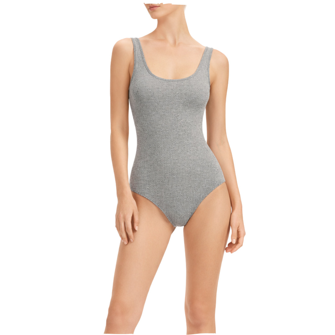 W ATHLEISURE BODYSUIT grey melange
