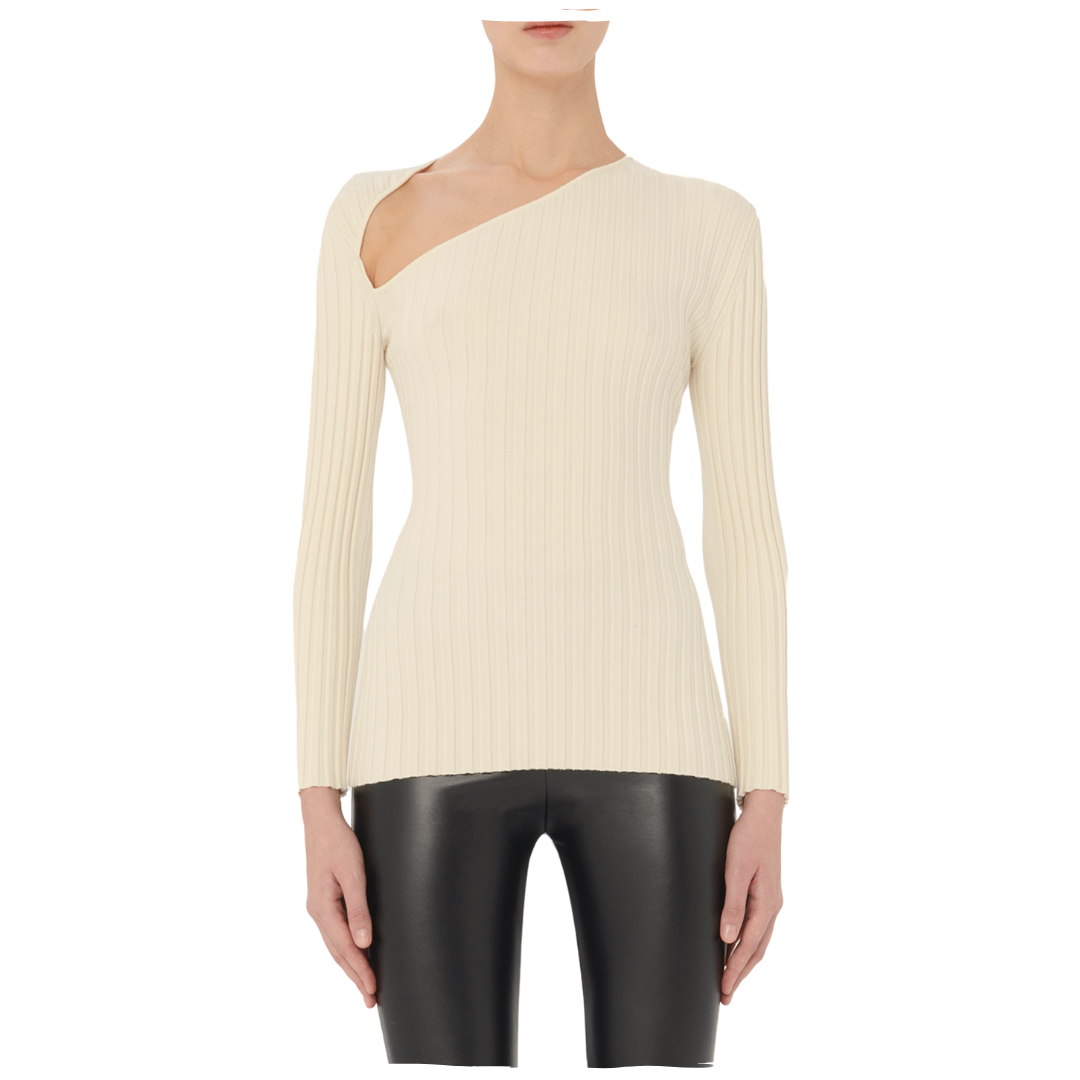 MERINO RIB TOP LONG SLEEVES